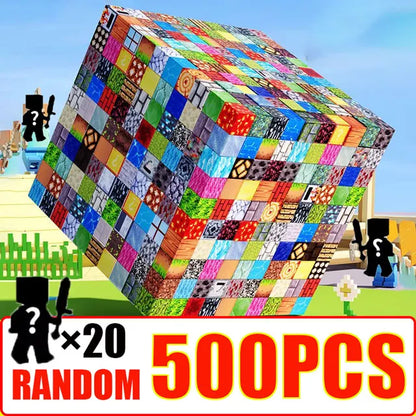10-500PCS Magnetic Blocks Sets Building Toys Mine Magnet World Model For Boys Girls STEM Montessori Sensory Cubes Toddlers Gifts