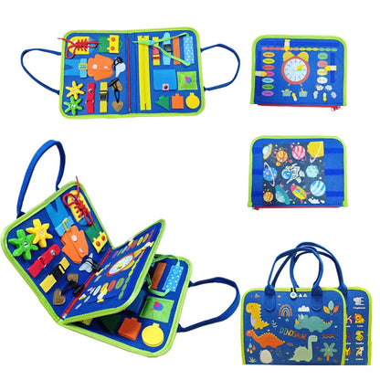 Busy Board Montessori Toys Baby Sensory Board Educational Toys Quiet Books Learning Fine Motor Skill Toys Autism Sensory Toys