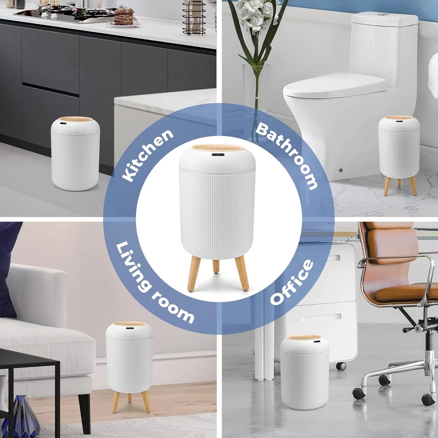 2026 Smart Sensor Wastebasket, Convenient and Hygienic Easy to Use, Technology Sensor