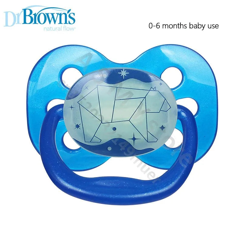 Dr. Brown's pacifier / silicone material / soft newborn baby to 0-6-12-18 months baby use