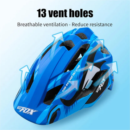 BATFOX child Bicycle helmet Detachable kids full face helmet for children motorcycle motocross helmet