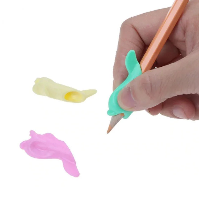 3Pcs/set Children Writing Pencil Holder Kids Writing Posture Correction Device Learning Aid Tool for School Office