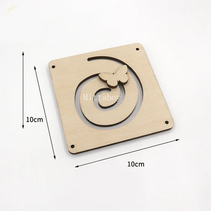 Busy Board Accessories Montessori Wooden Toy Key Lock Switch Slides Paillette Educational Toy Early Education Training Toy Gifts
