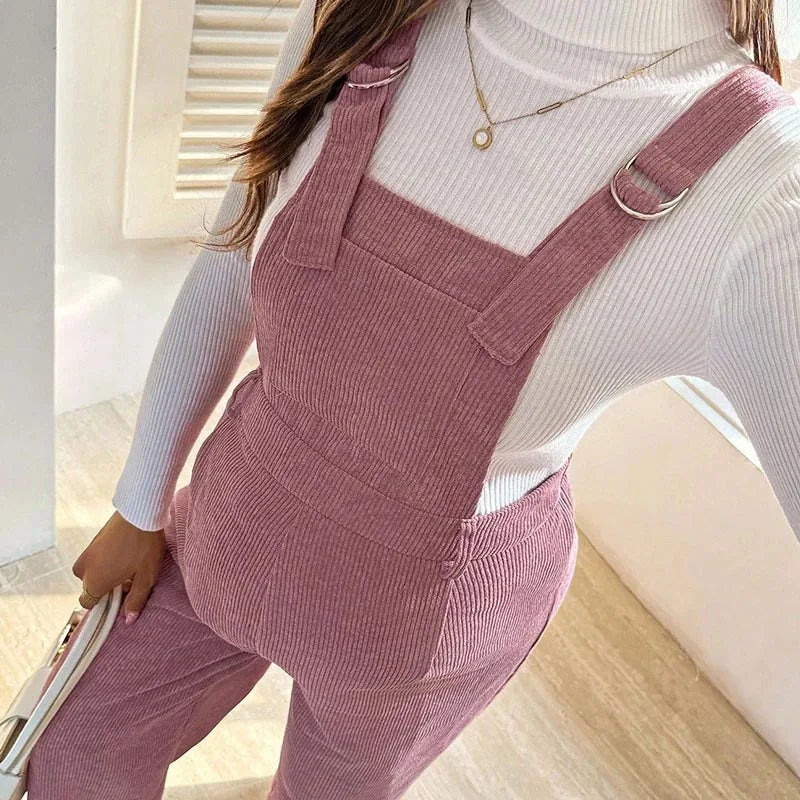 Maternity Corduroy Overalls Pregnancy Clothing for Pregnant Women Pants Autumn Winter
