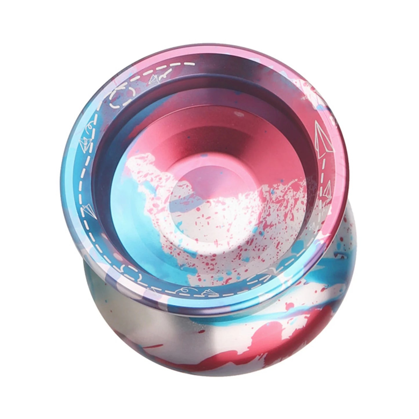 Kids Yo Yo Ball Bearing Yo Yo Professional Unresponsive Yo Yo Aluminum Alloy Yo Yo Ball for Beginners Advanced Players
