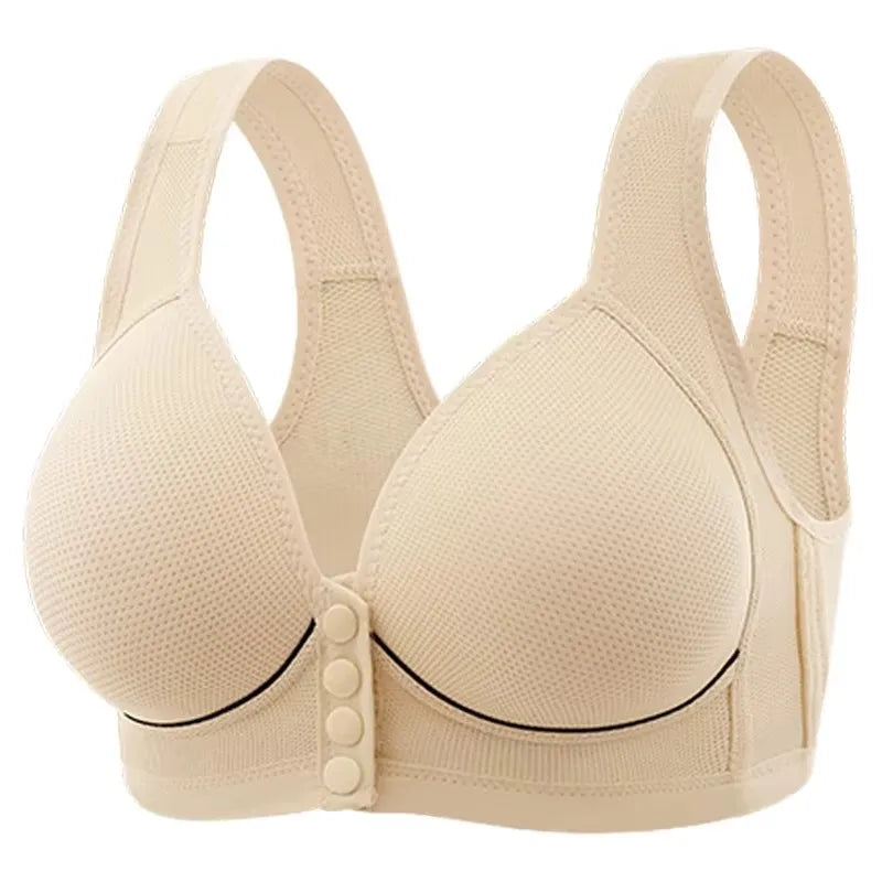Maternity Bra Wire Free Front Closure Breastfeeding Nursing Bra