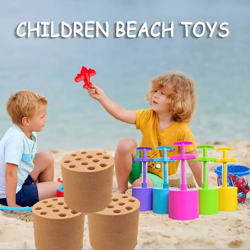 Kids Sandbox Beach Toys Shovel Castle Building Sand Brick Walls Mold Summer Fun Outdoor