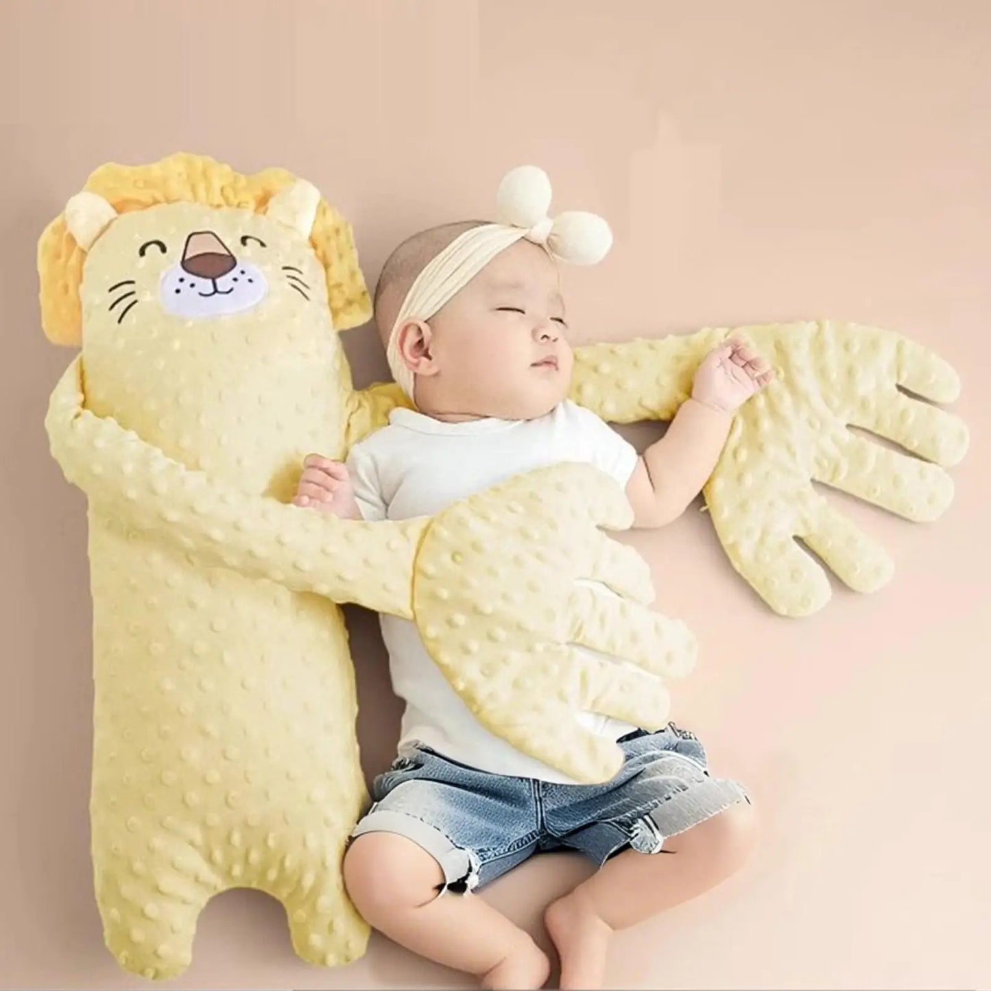Baby Patting Sleep Pillow with Remote Control, Cute Animal Design Soothing Sleep Aid for Nursery