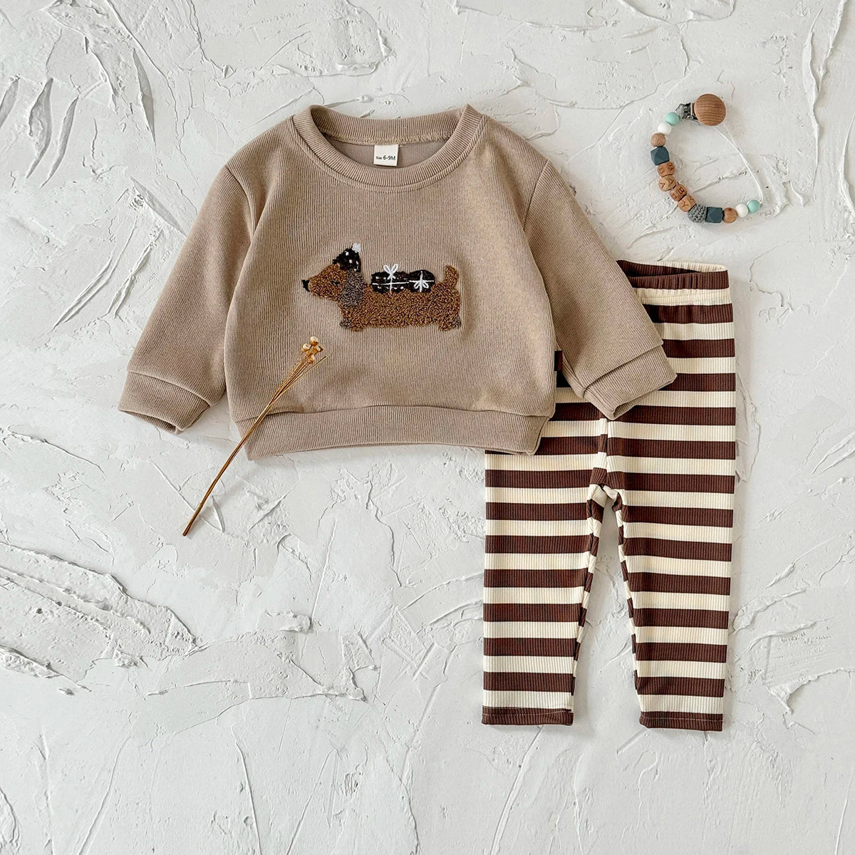 New Baby Boys & Girls 2Pcs Long Sleeve Clothing Toddler Outfit Suit Newborn Clothes