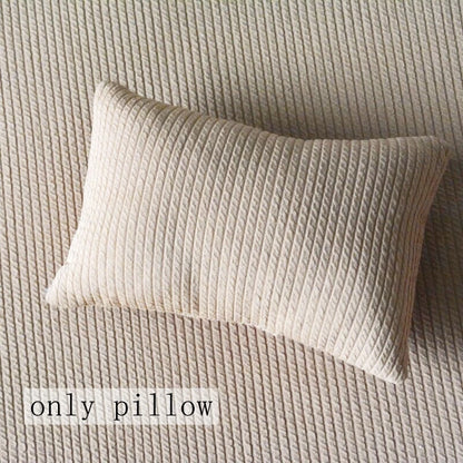 Stretchy Newborn Wrap Photography Jersey Baby Swaddle Wrap Headband Set Posing Pillow Newborn Photography Backdrops Accessories
