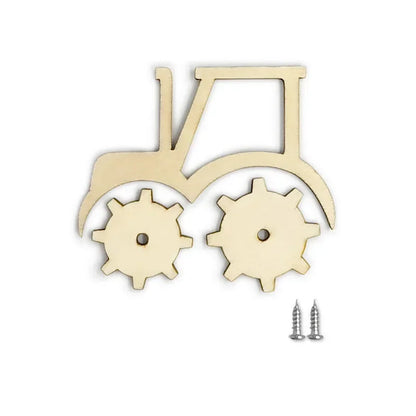 DIY Montessori Busy Board Wooden Toy Accessory animal Hourglas Alarm Clock Mirror Educational Unlock Sensory Toy Educational Toy