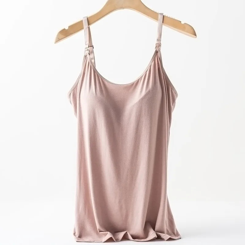 Women Maternity Summer Nursing Tank Tops Breastfeeding Maternity Clothing