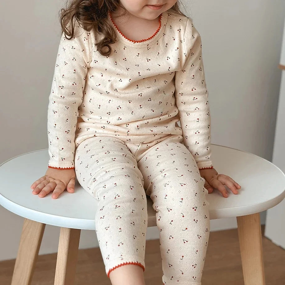 1-6T Toddler Baby Girl Clothes Set Summer 100% Cotton 2pcs Pajamas Set