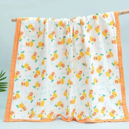 110x110cm 120x150cm 6 Layer Muslin Boy Girl Kids Children Sleep Blanket Swaddle Bath Towel 100% Cotton Newborn Wrap Baby Blanket