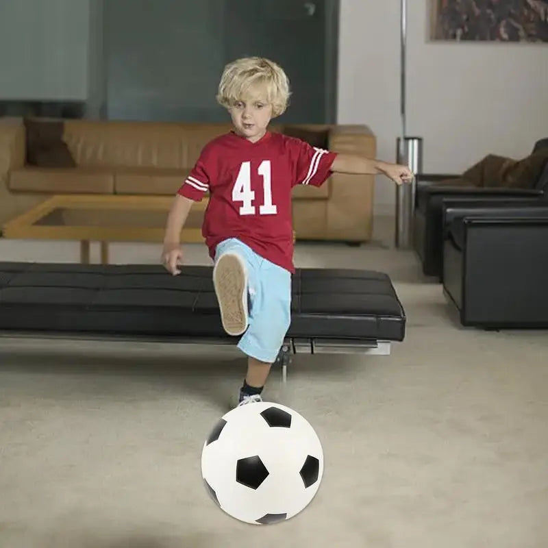21cm Bouncing Mute Ball Toy Indoor Silent Baby Toy Silent Soft Soccer Ball Bounce Child Sports Games