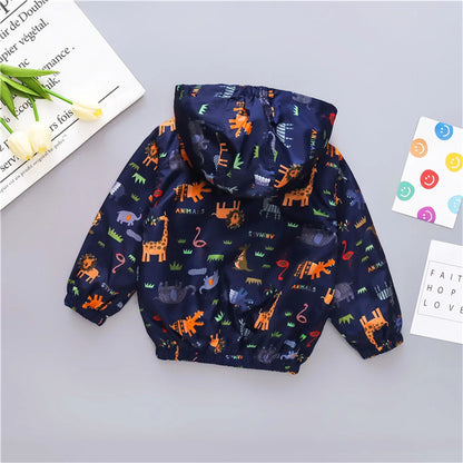 Children's outerwear for boys Autumn baby giraffe jacket