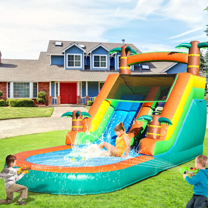 21ft Giant Commercial PVC Inflatable Water Slide Bounce House Pool with Blower