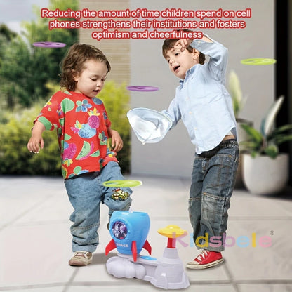 Outdoor Activity Toy Kids Flying Disc Launcher