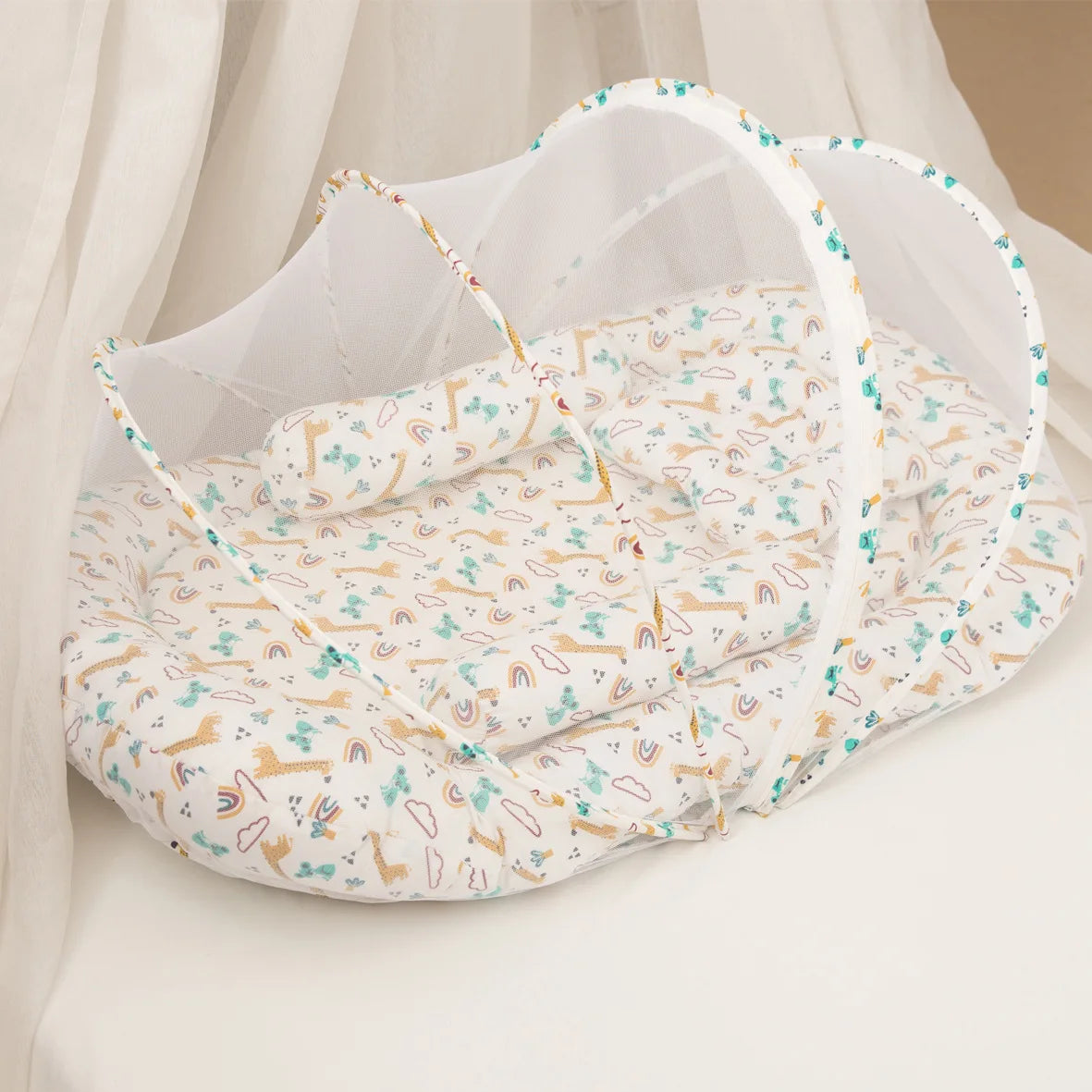 Foldable Babynest Bassinet Infant Sleeping Children's Bed with Mosquito Multi-Function Travel Baby Nest Portable Baby Bed Crib
