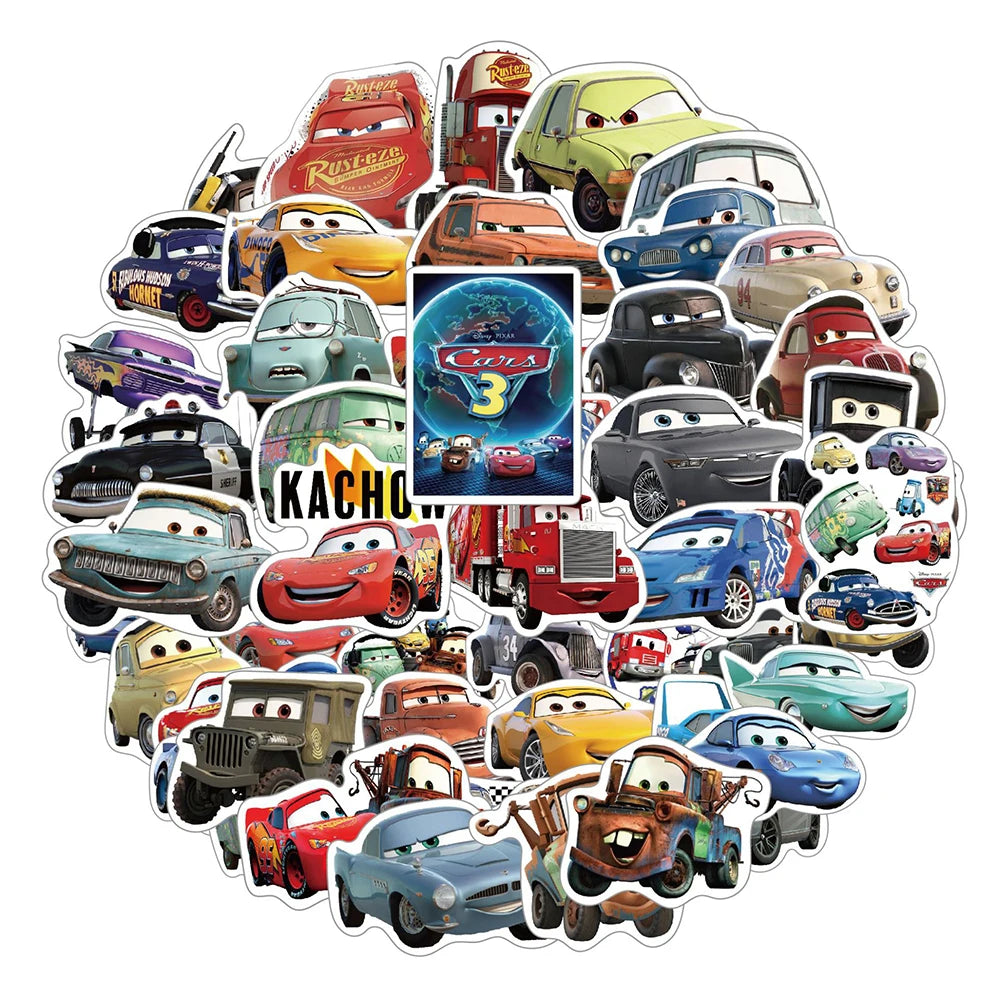Lightning McQueen Cars Kids Party Favor Glasses Slap Bracelets Stamps Keychains Straws Badges Stickers Birthday Decorations Set