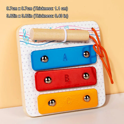 Baby Magnetic Sensory Busy Board Montessori Wooden Toy Simulation Switch Clock Shape Matching Fine Motor Skills Educational Toys