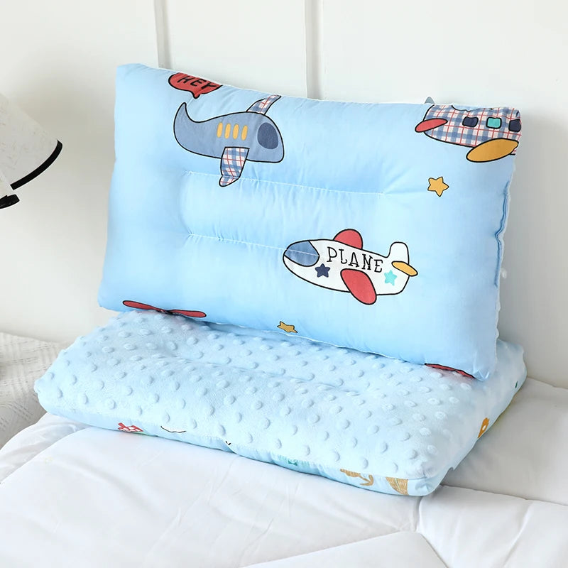 Children’s Plush Comfort Pillow, Double-Sided Ergonomic Design for Year-Round Comfort and Sleep Support