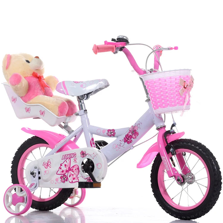 Custom Style 16 Inch Children Bicycle For 3-8 10 11 12 Years Old Baby Girls with Back Seat