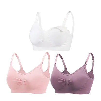 3PC/lot Maternity Nursing Bras Cotton Breastfeeding & Pregnant Moms