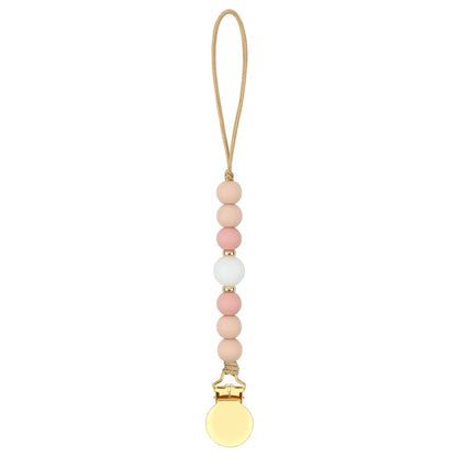 Pacifier Clips Chain Silicone Beads BPA Free DIY Dummy Clip Holder Soother Chains Baby Teething Toys Chew Shower Gifts