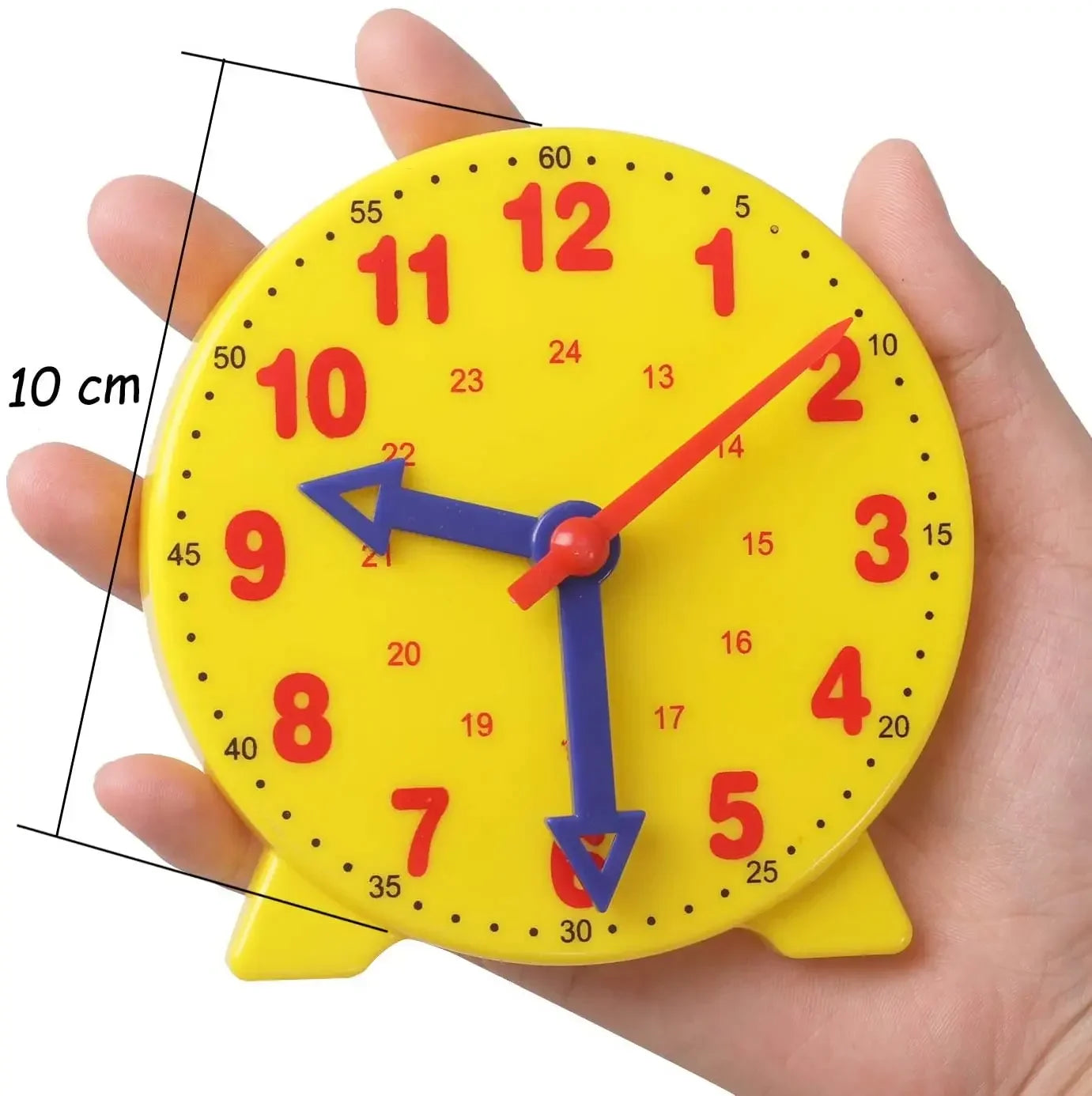 Montessori Time Teaching Clock Student Math Skill Demonstration Clock Model Early Education Learning Resources