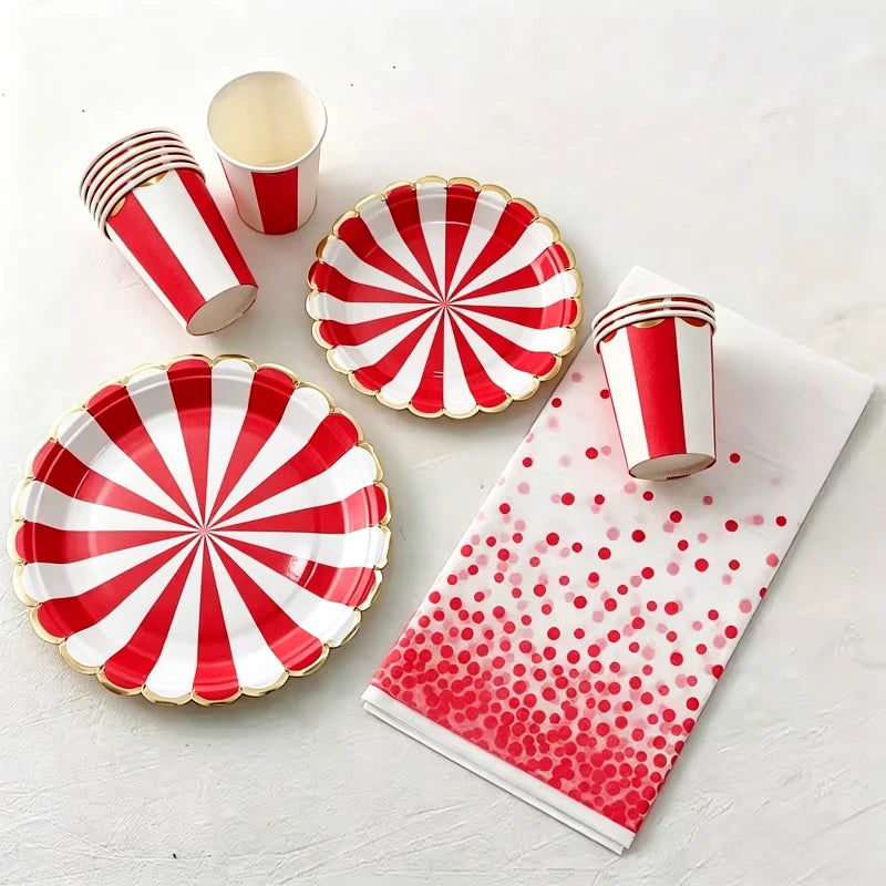Birthday Decorations Party Paper Plates Cups Baby Shower Party Accessories Party Favors Gifts Plates for Party Supplies