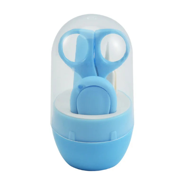 Safe Portable Nail Clipper Trimmer Tweezer with Box Children Manicure Kit Newborn Baby Nail Scissor Baby Nail Care Tool Kid