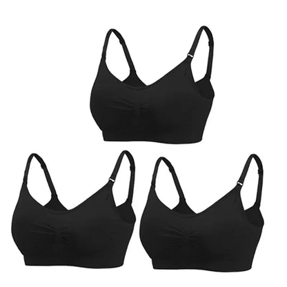 3PC/lot Maternity Nursing Bras Cotton Breastfeeding & Pregnant Moms