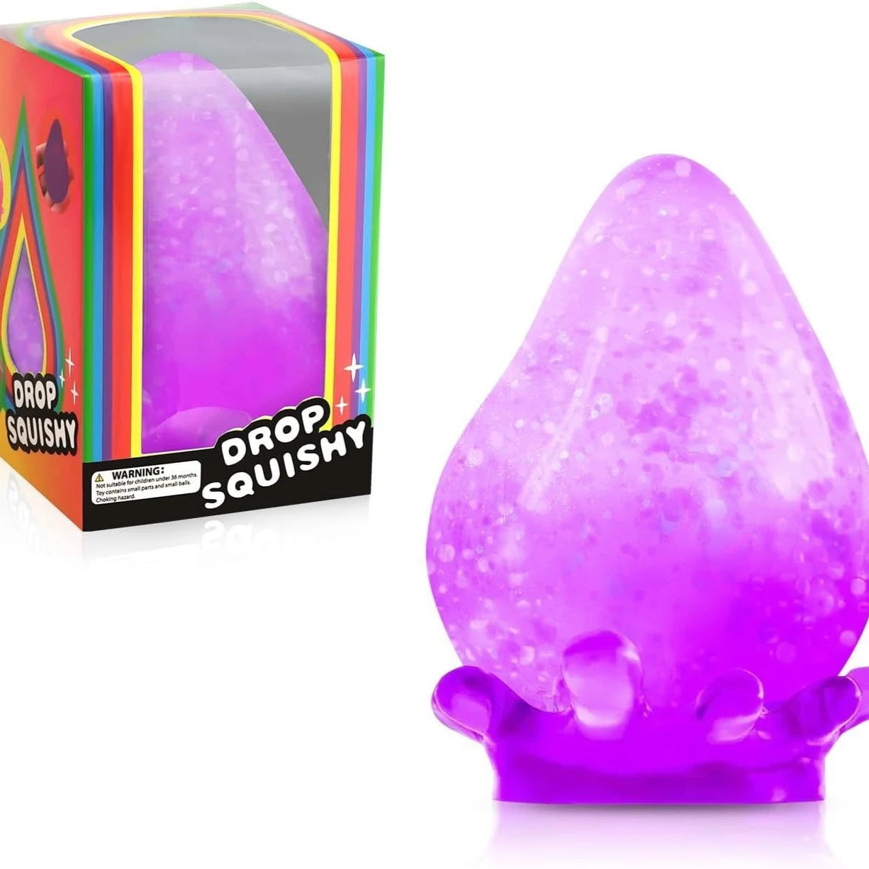 Hot Selling Needoh Style Dreamy Water Drop Squishy Toy,Malt Sugar Slow Rising Stress Ball,Sensory Fidget Toys For Anxiety Relief
