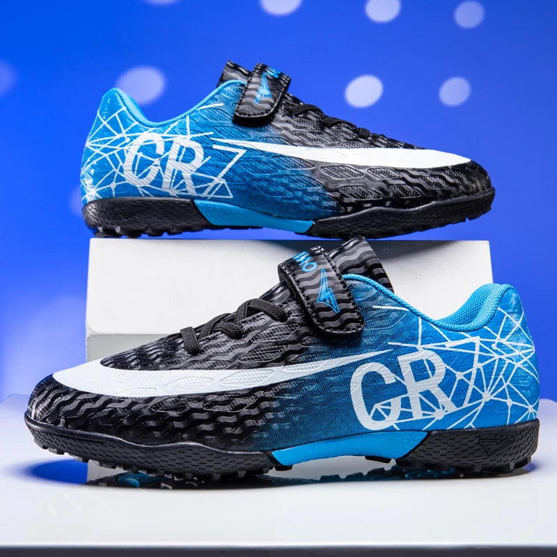 Kids Sport Indoor Turf Training Outdoor Children's Soccer Shoes Light