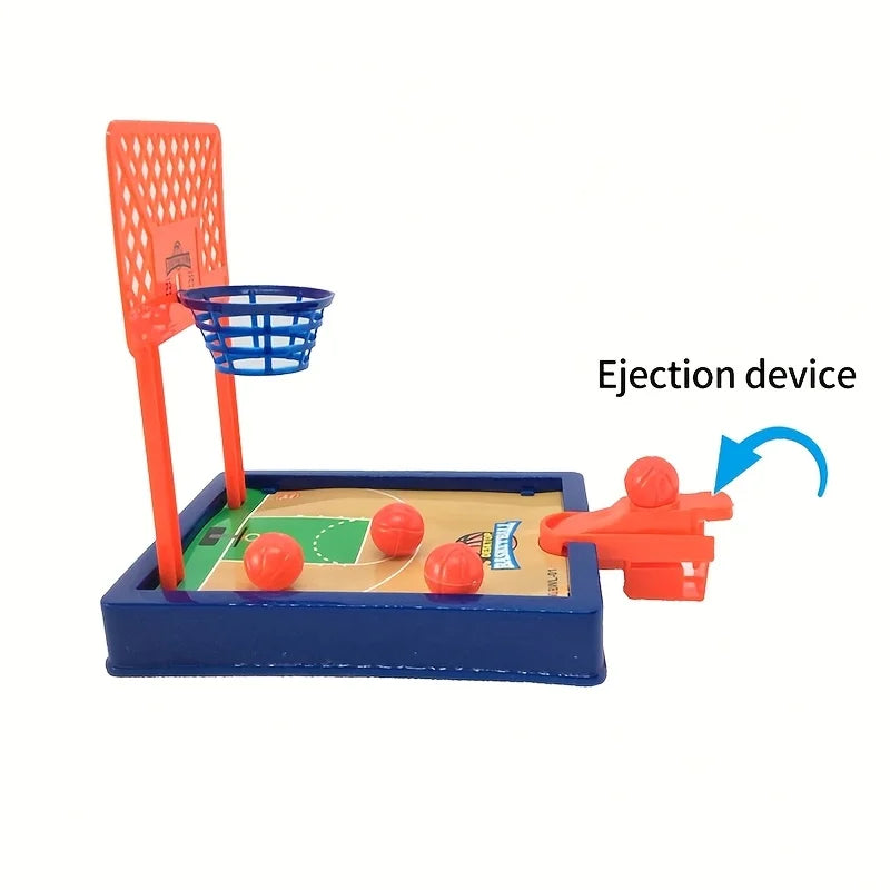 Kids Mini Basketball Shooting Game,Parent-Youngsters Interactive Toy, Train Focus Ability,Simulated Basketball Court Decoration