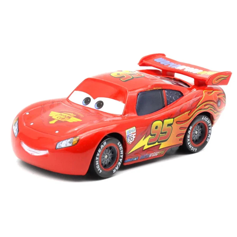 NEW 2026 HOT Pixar Cars 3 Lightning McQueen Fillmore 4-9CM 1：55 Metal Model Racing Car Toys Children's Birthday NEWYEAR Gifts