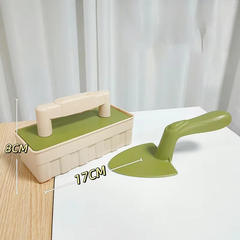 Kids Sandbox Beach Toys Shovel Castle Building Sand Brick Walls Mold Summer Fun Outdoor