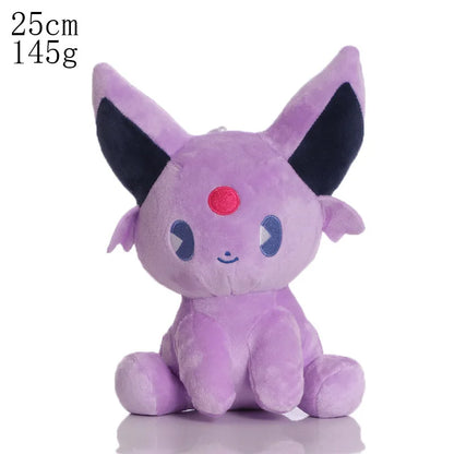 A set of combination sales Eevee Collection Pokemon Glaceon Leafeon Sylveon Plush  Espeon Umbreon Flareon Vaporeon Stuffed Doll