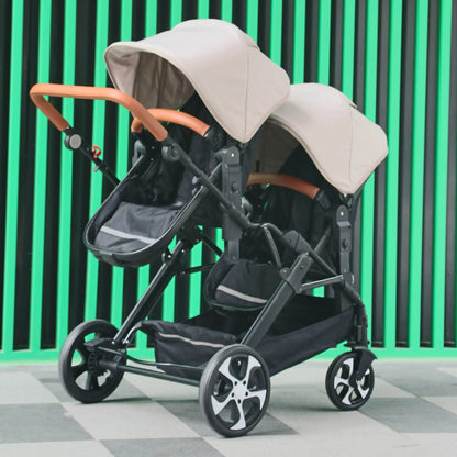 Twin stroller 3in1 with car seat trolley baby carriage Double Baby stroller for two children Foldable Lightweight