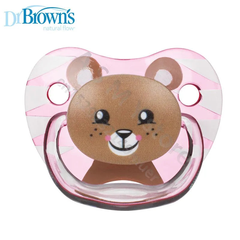 Dr. Brown's pacifier / silicone material / soft newborn baby to 0-6-12-18 months baby use