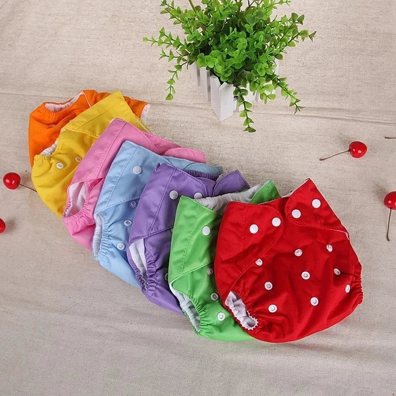 Baby Diapers Washable Reusable Nappies Eco Friendly Cotton Baby Cloth Training Cloth Diaper