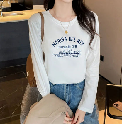 Autumn Postpartum Woman Breastfeeding Cotton T-shirt Lace Two-piece Nursing Tees Maternity