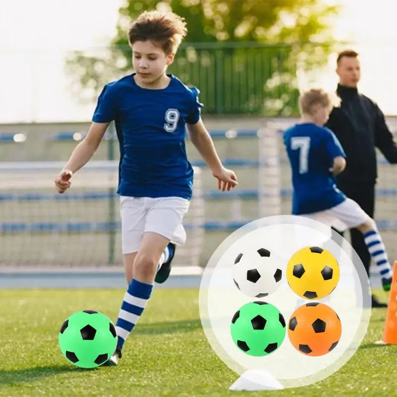 21cm Bouncing Mute Ball Toy Indoor Silent Baby Toy Silent Soft Soccer Ball Bounce Child Sports Games