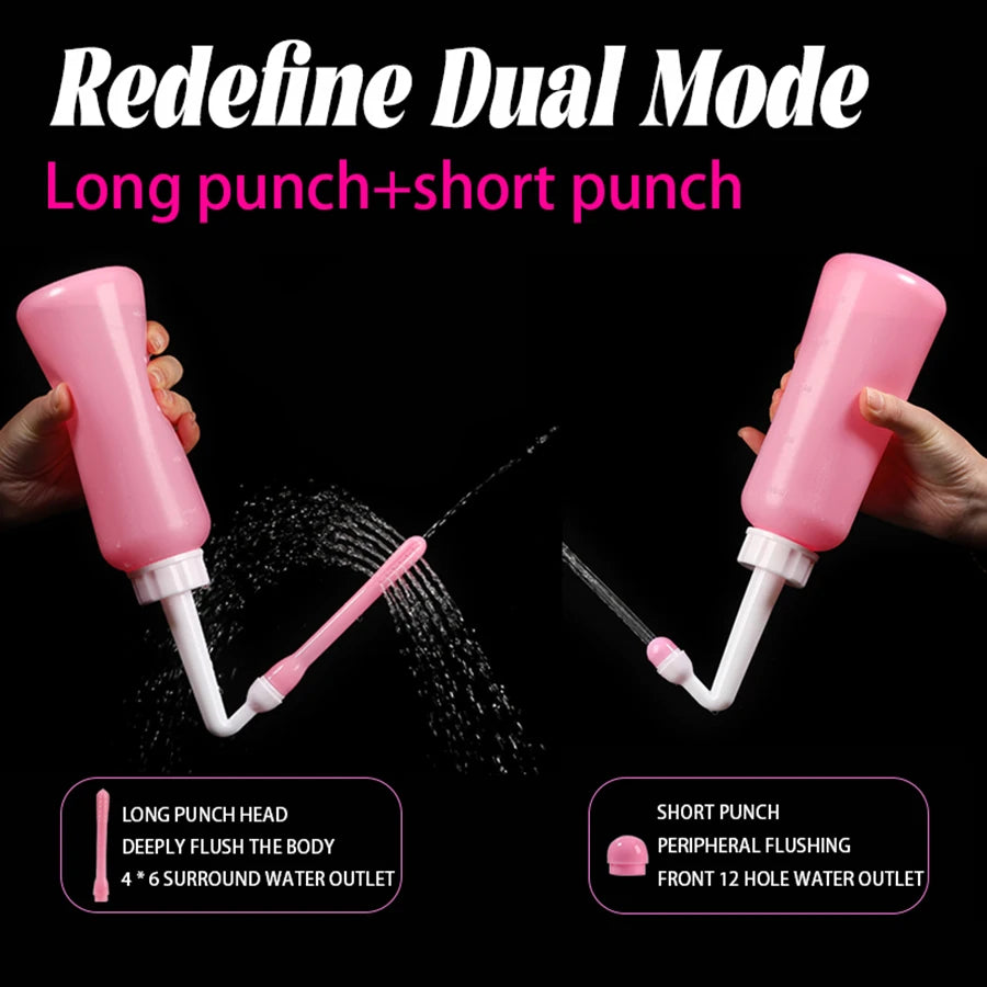 1 Set Handheld Personal Bidet Bottle, Bottle For Gentle Postpartum Care And Cleansing, Feminine Care Perineum Cleansing, 16.91oz