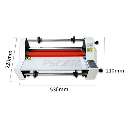 V350 Fully Automatic Hot and Cold Laminating Machine Electronic Temperature Control Dual-use Hot Roller Laminating Machine