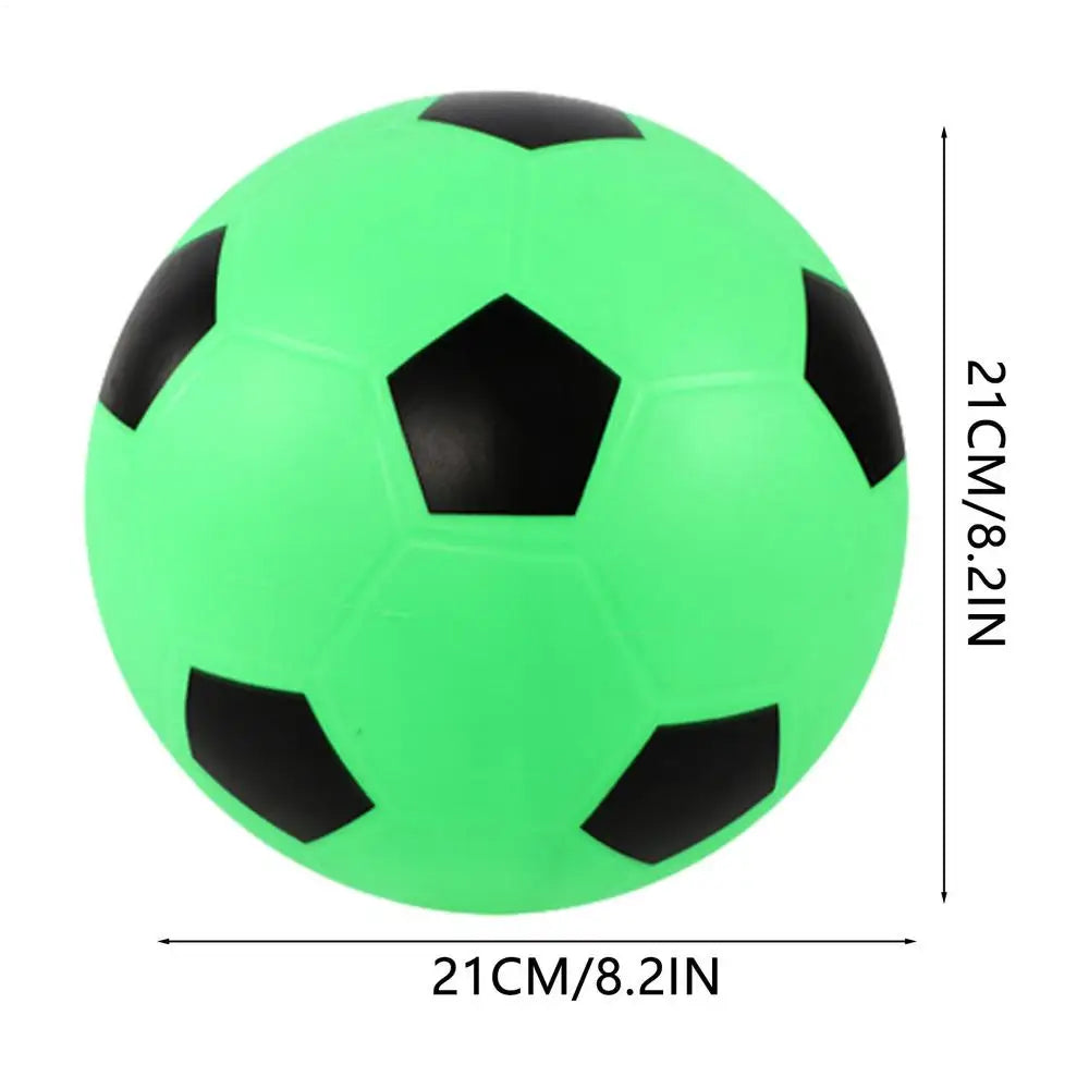 21cm Bouncing Mute Ball Toy Indoor Silent Baby Toy Silent Soft Soccer Ball Bounce Child Sports Games