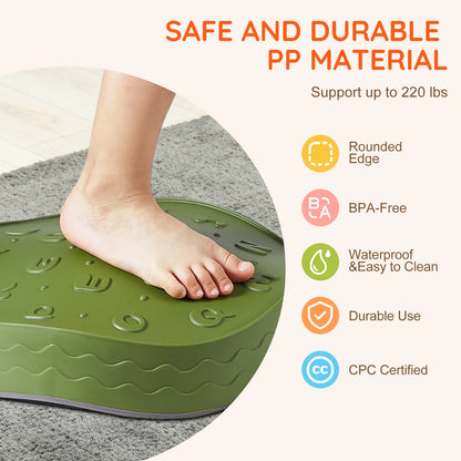 SucceBuy 5/6 PCS Balance Stepping Stones Kids Sports Toys Training Sensorial Social Games for Children Indoor or Outdoor Play