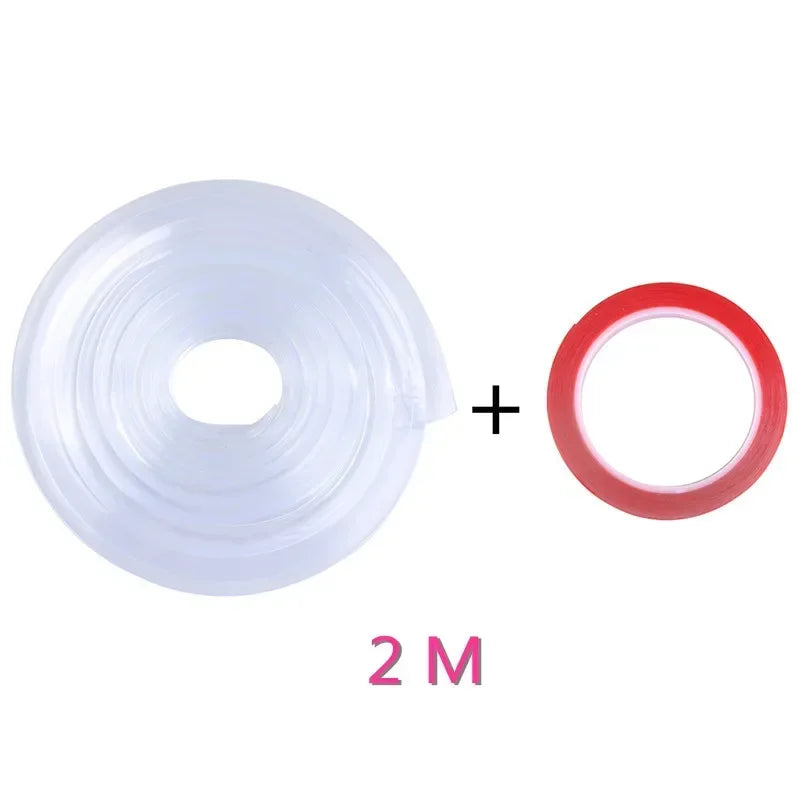 Home Baby Silicone Anti-collision Baby Safety Corner Protection Strip Guards Transparent Table Edge Furniture Corner Protectors