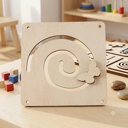 DIY Montessori Busy Board Accessories Set Wooden Sensory Activity Toys Gear Switch LED Light Drum Beads Educational Learning Toy